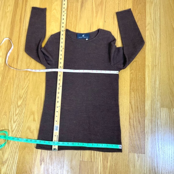 Peruvian Connection Sweater Brown Wool Alpaca (S) - Picture 7 of 7